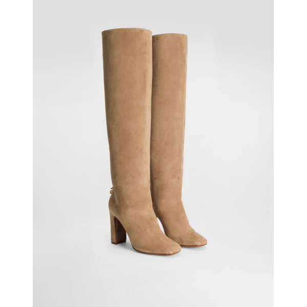 Turtle Dove Dolce & Gabbana Suede boots, view 2 | Boots