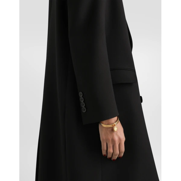 Black Dolce & Gabbana Wool gabardine coat, view 5 | Wool Coat