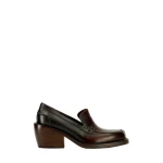 Dries Van Noten Heeled leather loafers in Tan | Loafers | Coveti