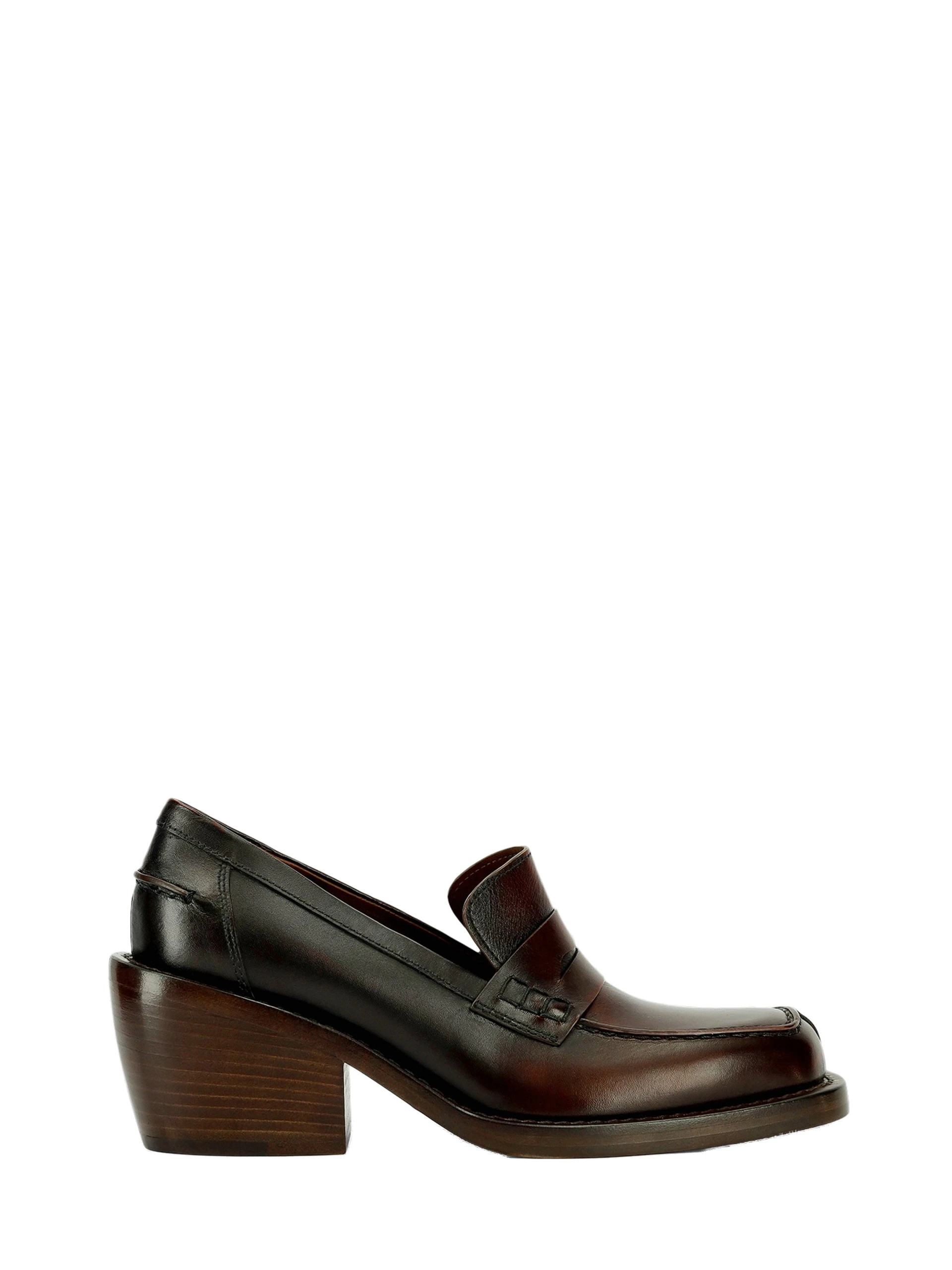 Dries Van Noten Heeled leather loafers in Tan 0 Dries Van Noten Heeled leather loafers in Tan | Loafers | Coveti