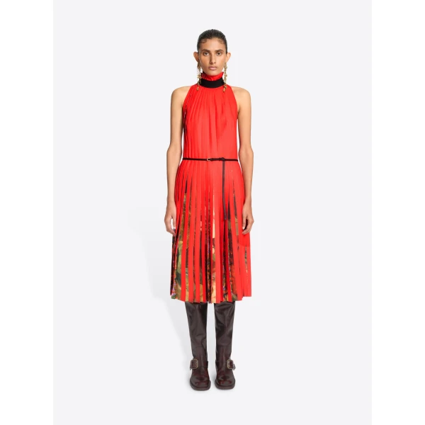 Dries Van Noten High buckled leather boots in Tan | Boots | Coveti