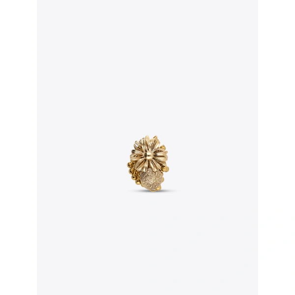 Dries Van Noten Layered brass ring in Old Brass | Rings | Coveti