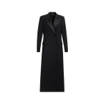 Elie Saab Cady Coat with Sequin Lining in Black | Coats | Coveti