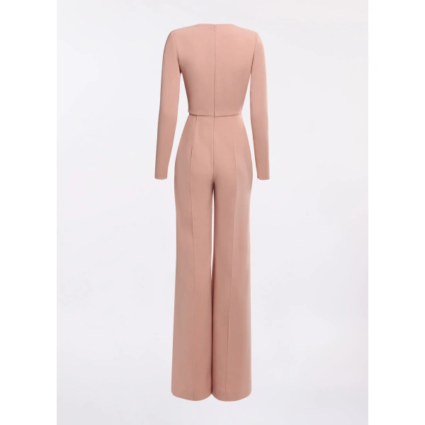 Elie Saab Cady Jumpsuit in Beige | Jumpsuit | Coveti