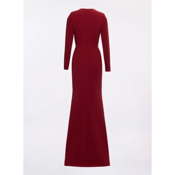 Elie Saab Cady Long Dress in Red | Maxi Dresses | Coveti