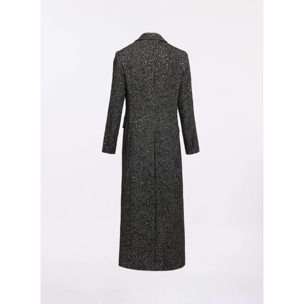 Elie Saab Check Lurex Coat in Multicolour | Coats | Coveti