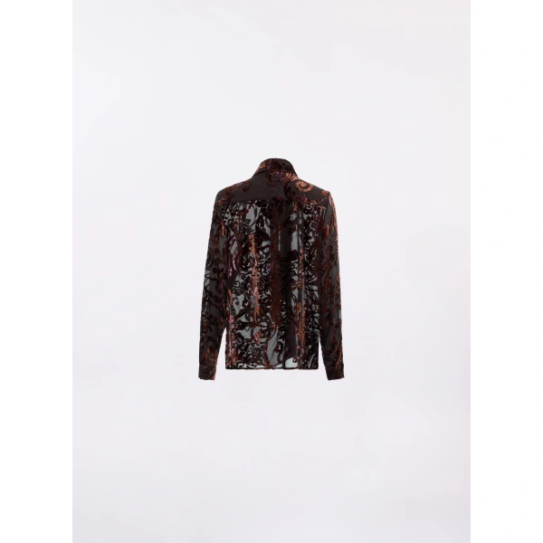 Elie Saab Devoré Shirt in Multicolour | Shirts | Coveti