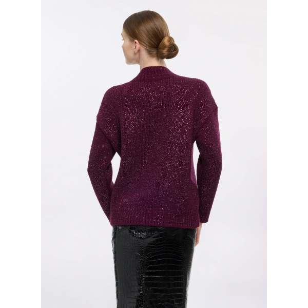 Elie Saab Embellished Knit Sweater in Red | Sweaters | Coveti