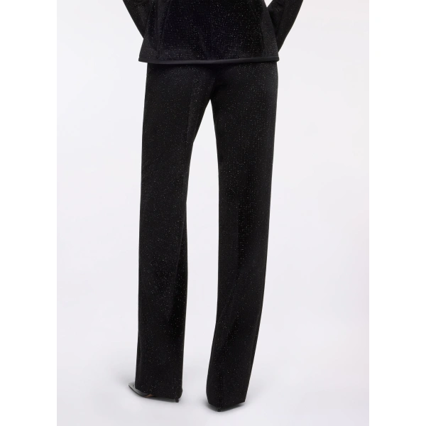 Elie Saab Embellished Velvet Pants in Black | Pants | Coveti