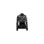 Elie Saab Embroidered Tulle Corset in Black | Tops | Coveti