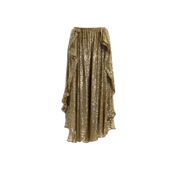 Elie Saab Fluid Fil Coupé Cropped Pants