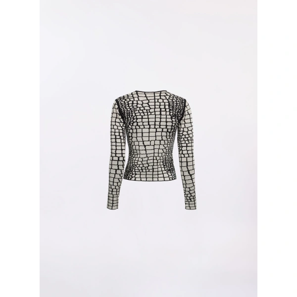Elie Saab Knit Top in Multicolour | Tops | Coveti