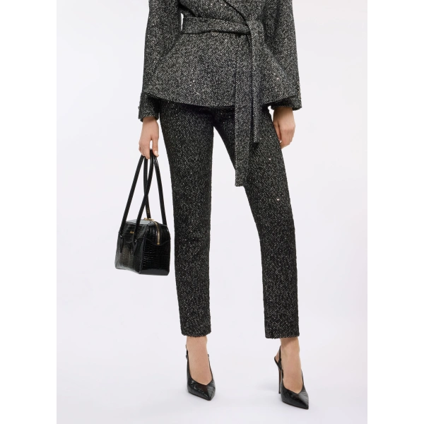 Elie Saab Lurex Pants in Multicolour | Pants | Coveti