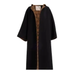 Elie Saab Reversible Monogram Wool Coat