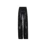 Elie Saab Sequin Embroidered Tulle Pants in Black | Pants | Coveti