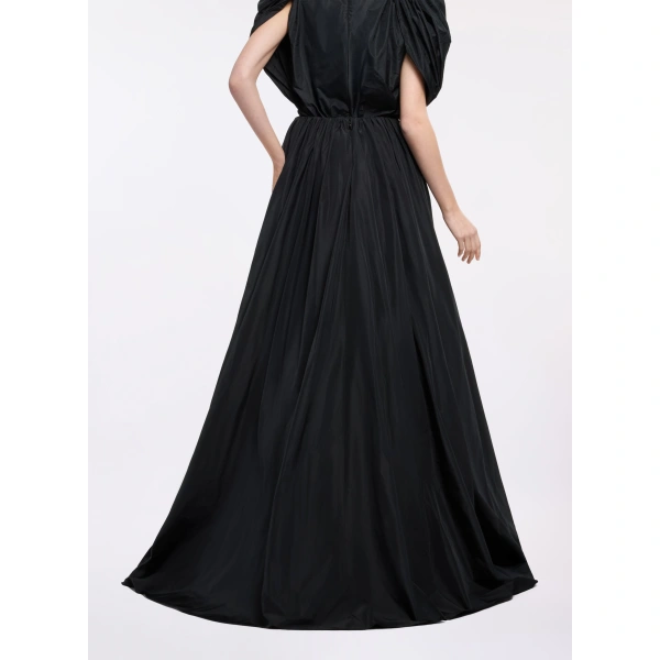 Elie Saab Taffeta Long Skirt in Black | Skirts | Coveti