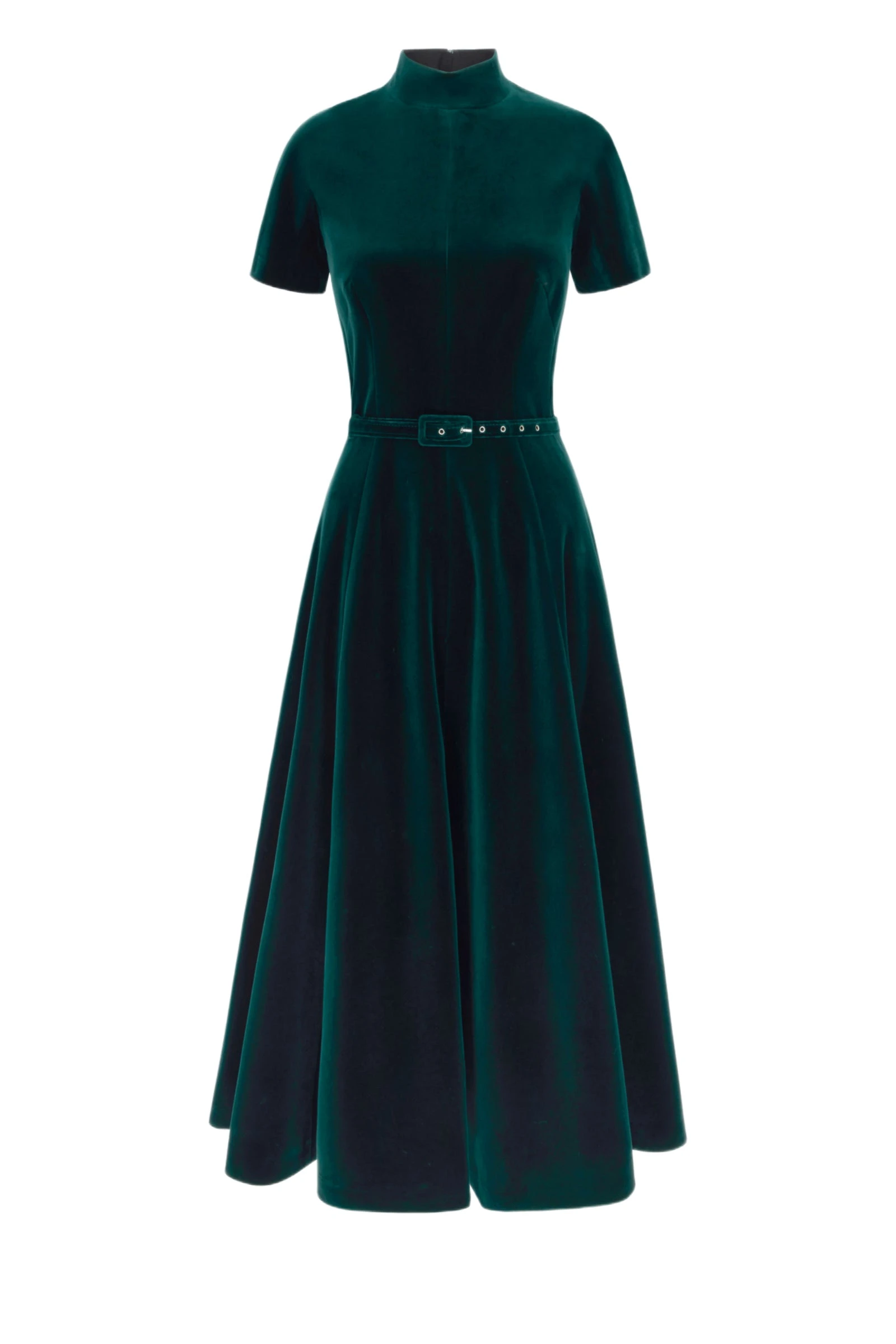 Emilia Wickstead Camilla Dress in Green Velvet Emilia Wickstead Camilla Dress in Green Velvet | Coveti