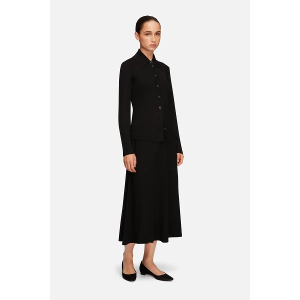 Emilia Wickstead Reno Knit in Black Cashfeel | Cardigan | Coveti