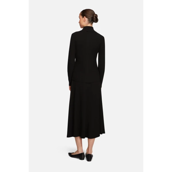 Emilia Wickstead Reno Knit in Black Cashfeel | Cardigan | Coveti