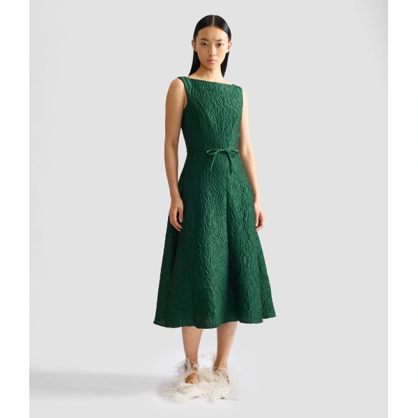 Erdem Cloque Jacquard Midi Dress | Midi Dresses | Coveti