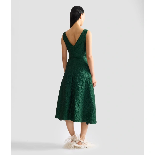 Erdem Cloque Jacquard Midi Dress | Midi Dresses | Coveti