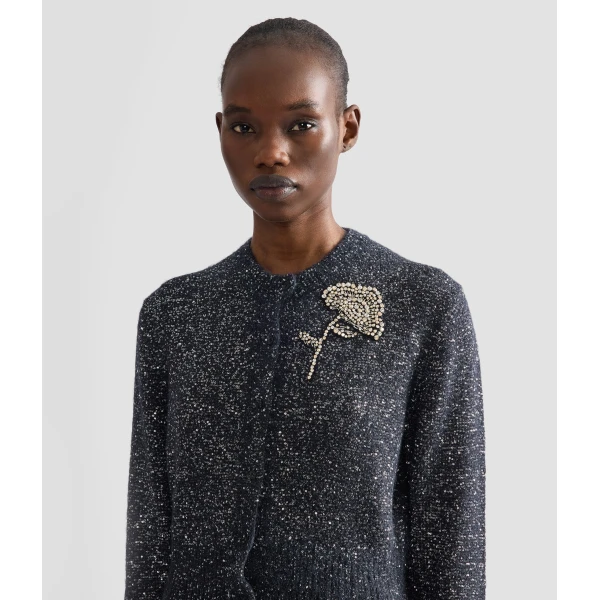 Erdem Cropped Cardigan | Cardigan | Coveti