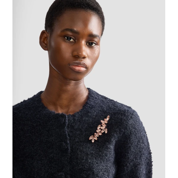 Erdem Crystal Brooch in Pink Crystal | Brooches & Pins | Coveti
