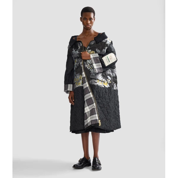 Erdem Embroidered Jacquard Gilet Coat | Vest Coat | Coveti