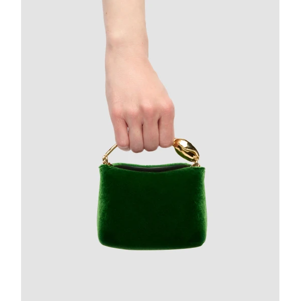 Erdem Micro Bloom Bag in Green Velvet | Mini Bags | Coveti