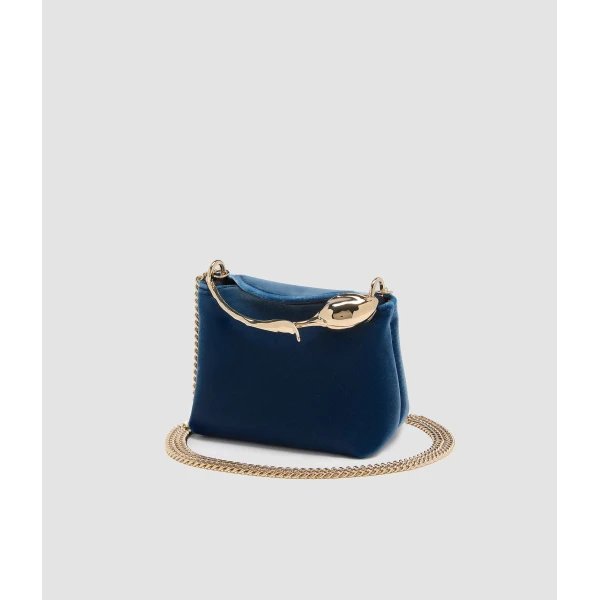 Erdem Micro Bloom Bag in Ink Velvet | Mini Bags | Coveti