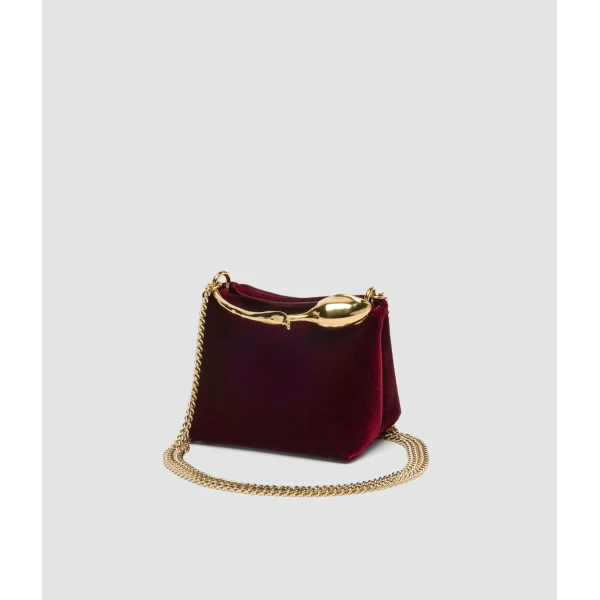 Erdem Micro Bloom Bag in Red Velvet | Mini Bags | Coveti