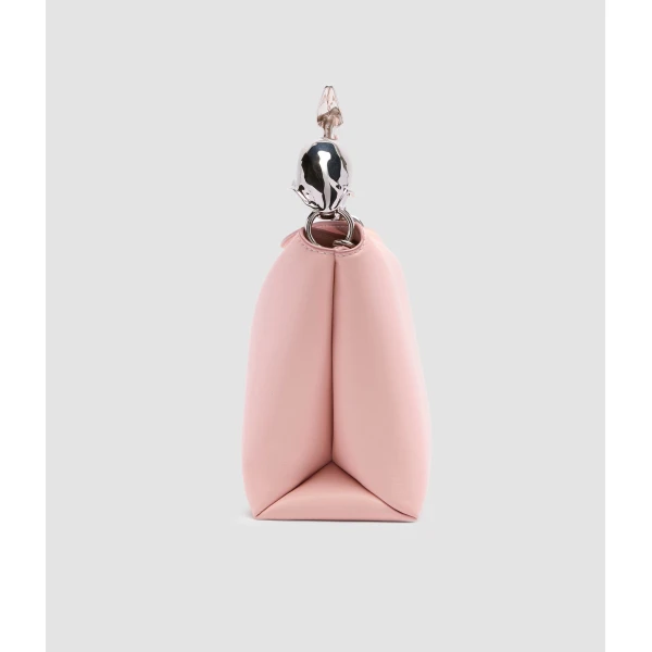 Erdem Midi Bloom Bag in Blush Leather | Totes & Top-Handle Bags | Coveti