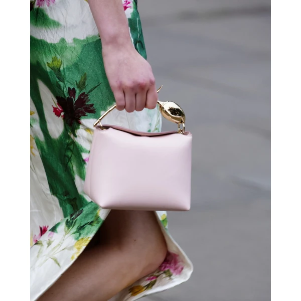 Erdem Mini Bloom Bag in Blush Leather | Mini Bags | Coveti