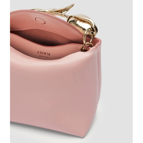 Erdem Mini Bloom Bag in Blush Leather | Mini Bags | Coveti