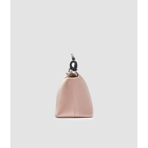 Erdem Mini Bloom Bag in Cameo Pink Satin | Mini Bags | Coveti