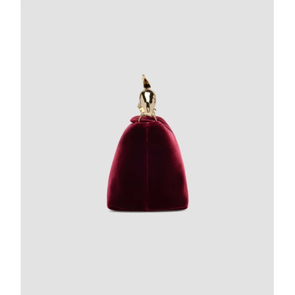 Erdem Mini Bloom Bag in Malbec Velvet | Mini Bags | Coveti