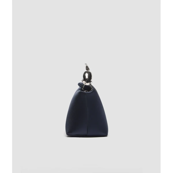 Erdem Mini Bloom Bag in Navy Satin | Mini Bags | Coveti