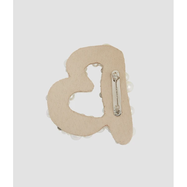 Erdem Pearl Alphabet Brooch B | Brooches & Pins | Coveti