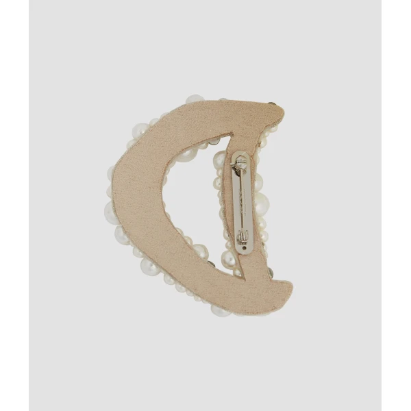 Erdem Pearl Alphabet Brooch D | Brooches & Pins | Coveti