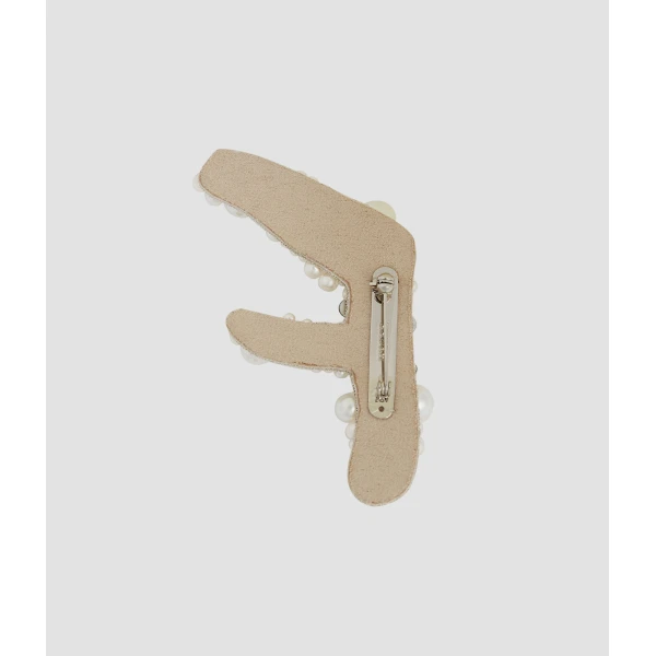 Erdem Pearl Alphabet Brooch F | Brooches & Pins | Coveti