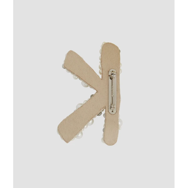 Erdem Pearl Alphabet Brooch K | Brooches & Pins | Coveti