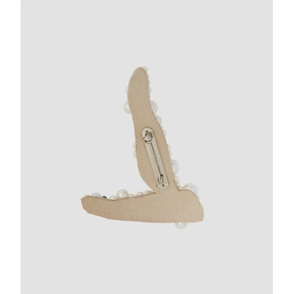Erdem Pearl Alphabet Brooch L | Brooches & Pins | Coveti