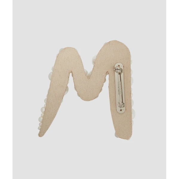 Erdem Pearl Alphabet Brooch M | Brooches & Pins | Coveti