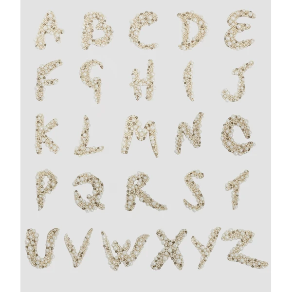 Erdem Pearl Alphabet Brooch Q | Brooches & Pins | Coveti