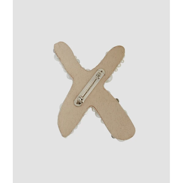 Erdem Pearl Alphabet Brooch X | Brooches & Pins | Coveti