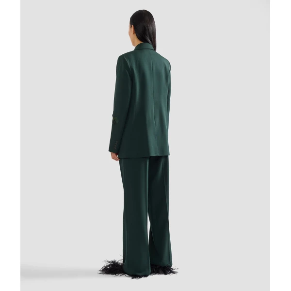 Erdem Pleatable Wool Wide Leg Trouser | Wide leg pants | Coveti