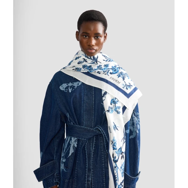 Erdem Printed Scarf | Scarves | Coveti