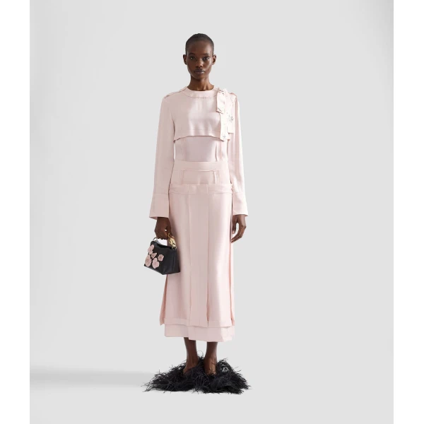 Erdem Satin Cady Long Sleeve Shirt | Shirts | Coveti