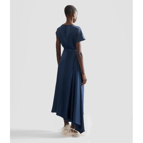 Erdem Satin Draped Top | Tops | Coveti