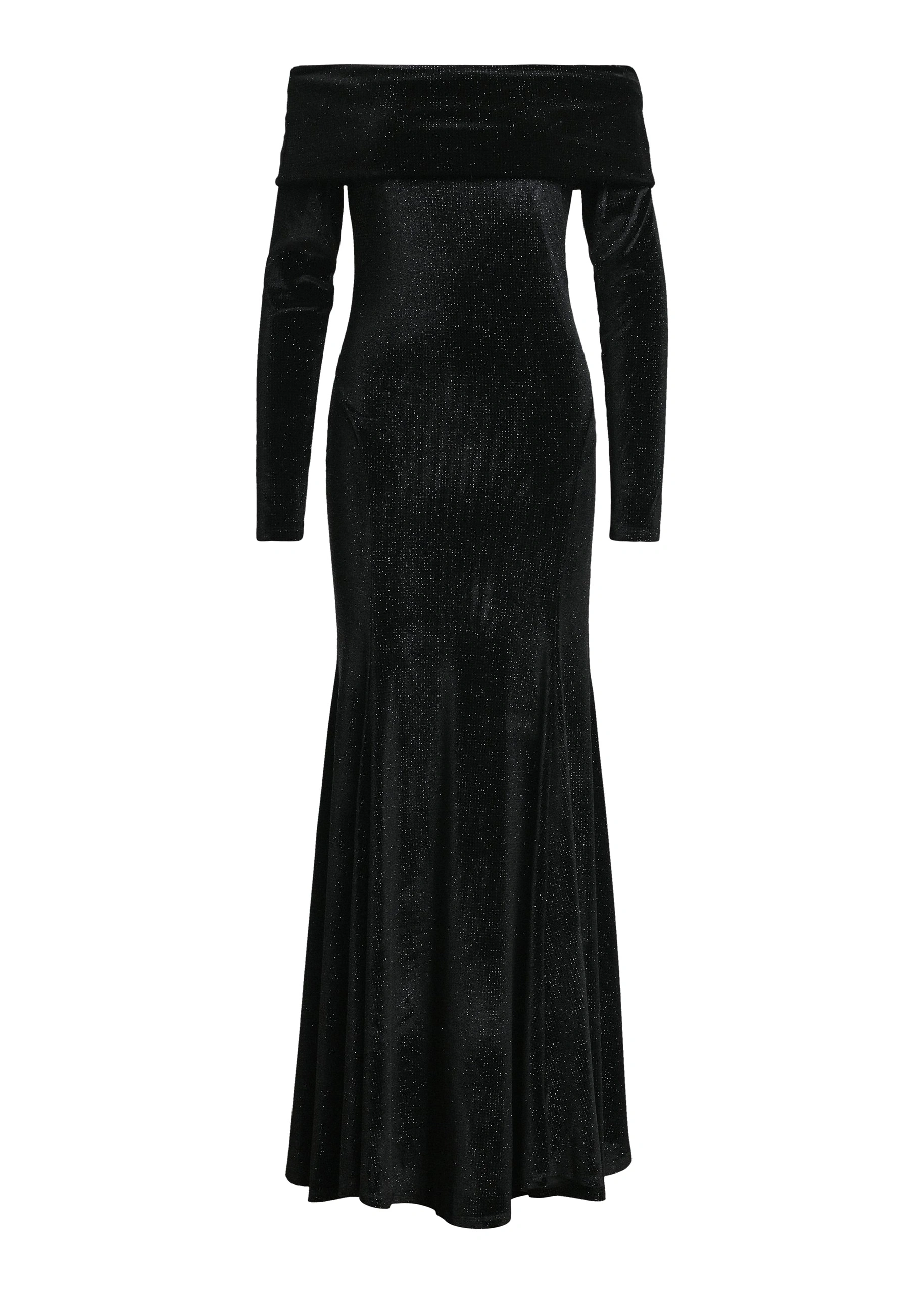 Essentiel Antwerp Black glitter off-shoulder maxi dress 0 Essentiel Antwerp Black glitter off-shoulder maxi dress | Maxi Dresses | Coveti